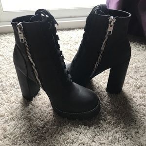 DOLLS KILL: Current Mood Tall Black Boots